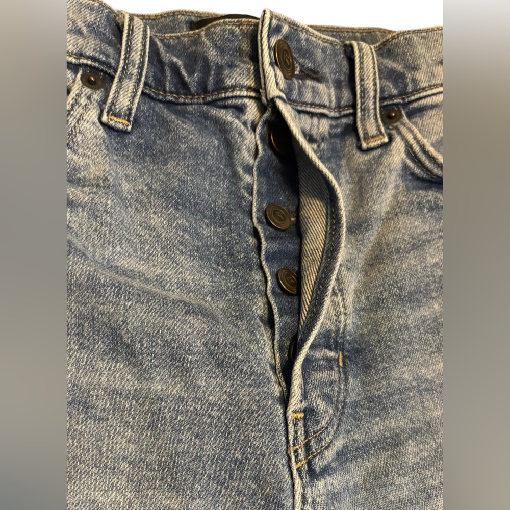 Banana Republic Petite Jeans Size 8P Light Wash Straight Leg - Picture 5 of 9